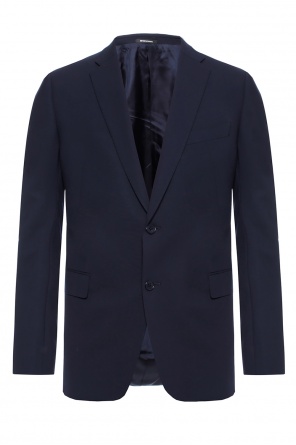 Emporio armani owned Kids TEEN single-breasted blazer Blue
